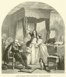 Cromwells dotter (gravyr) av French School