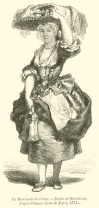The Cream Seller (gravyr) av French School