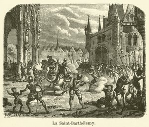 La Saint-Barthélemy (gravyr) av French School