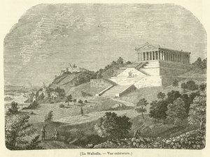 Valhalla, yttre vy (gravyr) av French School