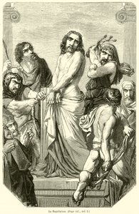 La flagellation (gravyr) av French School