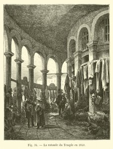 Templets rotunda 1840 av French School