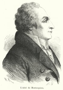 Abbe de Montesquiou (gravyr) av French School