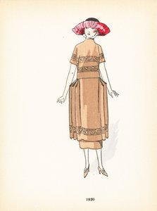 Dammode, 1920 av French School