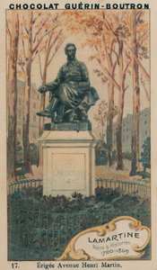 Lamartine, poet och historiker, 1790-1869, Erigee Avenue Henri Martin av French School