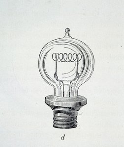 Lamp Edison - i "" The new conquests of science"" av Figutree av French School