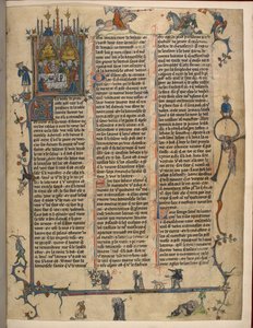 Lancelot-Grail (The Prose Vulgate Cycle), Lägg till MS 10294/1 f.1dr av French School