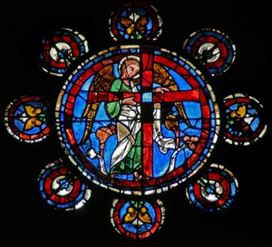 Sista domen: en ängel med korset (w143) av French School