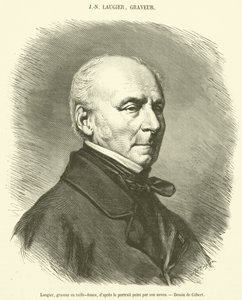 Laugier, intaglio gravör (gravyr) av French School