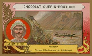 Lauziere, fransk upptäcktsresande från 1800-talet av French School
