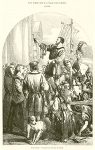 Le Charlatan (gravyr) av French School