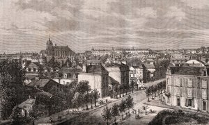 Le Mans - Pays de la Loire - gravyr i "La France illustrée: geografi, historia, statistisk administration" av V.A. Malt-Brown. 1884 av French School