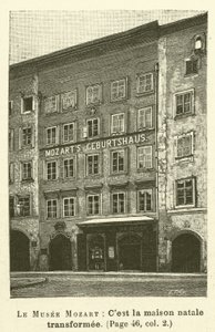 Le Musee Mozart (gravyr) av French School