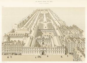 Kungliga palatset 1679, enligt La Boissiere av French School