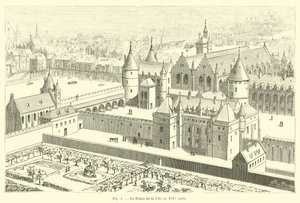 Stadens palats på 1300-talet av French School