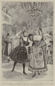 Le Theatre Illustre, La Fille de Mme Angot, operette de M Ch Lecocq, representee au theatre de l