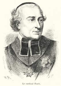 Kardinal Fesch (gravyr) av French School