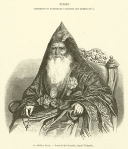 Le catholicos Nerses (gravyr) av French School