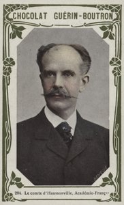 Greven av Haussonville, Academie-Francaise (färgad bild) av French School