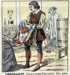 Färgaren Guillaume-Philippe Oberkampf - bildspråk d
