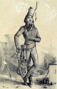 General Marceau - i "Galerie historique de la Revolution francaise" av Albert Maurin av French School