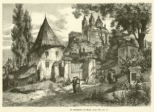 Munken av Melk (gravyr) av French School