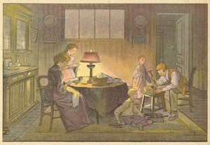 Le recommmodage (färg litho) av French School