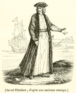Le roi Theodore (gravyr) av French School
