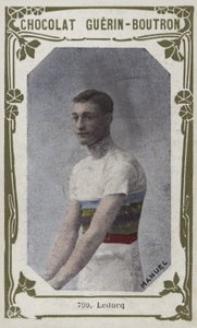 Leducq (färgad bild) av French School