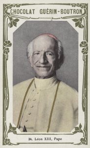 Leon XIII, Pape (färgat foto) av French School