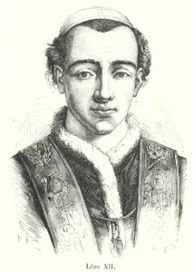 Leon XII (gravyr) av French School