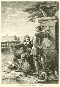 Lepoussin och Claude Lorrain av French School