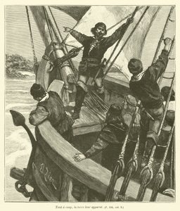 Upptäckten av Jean Cousin (gravyr) av French School