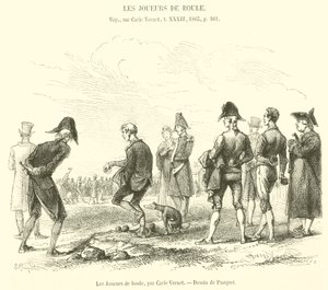 The Ball Players (gravyr) av French School