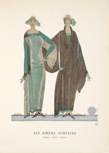 Les Soeurs Jumelles, från en samling av modeplattor av French School