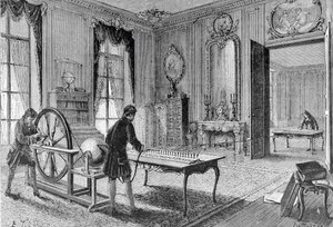 Lesages Telegraph av French School