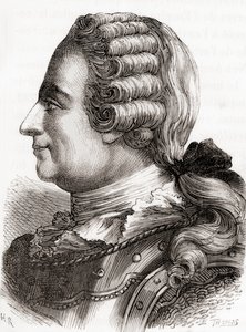 Generallöjtnant Jean-Baptiste Vaquette de Gribeauval, från Les Merveilles de la Science, publicerad ca 1870 (gravyr) av French School