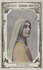 Lise Charny (färgad bild) av French School
