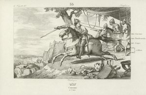 Lothair av Frankrike leder sin armé i en attack mot de heliga romerska kejsarnas palats i Aachen, 978