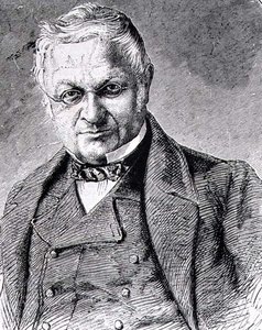 Louis-Adolphe Thiers (1797-1877) fransk statsman, historiker och journalist (gravyr) av French School