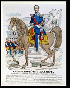 Louis-Napoleon Bonaparte (1808-73) framtida Napoleon III, 1849 av French School