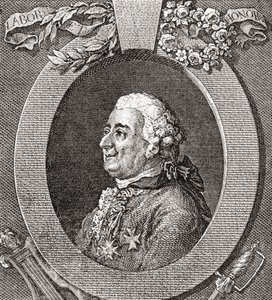 Louis-Élisabeth de la Vergne, comte de Tressan, 1705- 1783. Fransk soldat, läkare, vetenskapsman, medeltida och författare. Från Les Heures Libres publicerad 1908. av French School