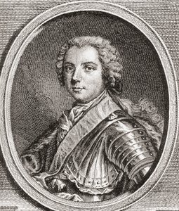 Louis, Dauphin av Frankrike, 1729 1765. Endast överlevande son till kung Ludvig XV. Från Les Heures Libres publicerad 1908. av French School
