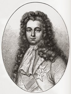Louis François Marie Le Tellier Markis av Barbezieux, 1668 1701. Fransk statsman. Från Les Heures Libres publicerad 1908. av French School