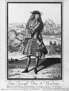Louis Joseph de Bourbon, hertig av Vendome, känd som The Great Vendome av French School