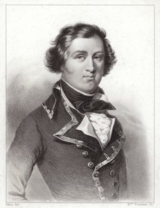 Louis Philippe av Orleans, hertig av Chartres, senare kung Louis Philippe I av Frankrike (gravyr) av French School