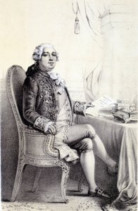 Louis XVI i ""Historiska galleriet för den franska revolutionen"" av Albert Maurin av French School
