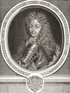Louis de France, Son av Frankrike, hertig av Bourgogne, 1682 1712. Äldste son till Louis, Dauphin av Frankrike, och känd som Le Petit Dauphin. Från Les Heures Libres publicerad 1908. av French School