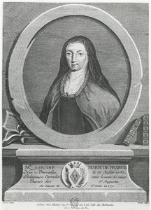 Louise-Marie av Frankrike (gravyr) av French School