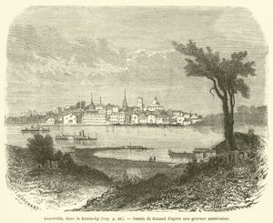 Louisville, Kentucky (gravyr) av French School